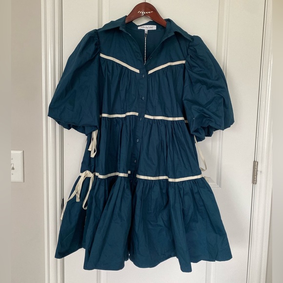 NWT Tiered Mini Dress - Picture 3 of 5